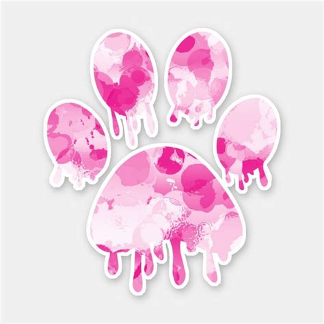 Paw Print Sticker | Zazzle