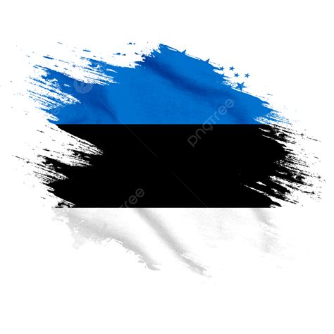 Estonia New Watercolor Flag Brush, Estonia, Flag, Estonia Day PNG ...