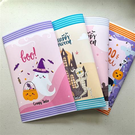 Halloween Candy Bags, Halloween Party Decorations, Trick or Treat Chip ...