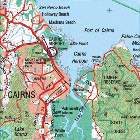 Cairns Map - Australia