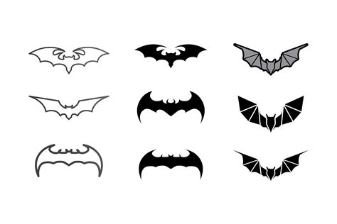 Bat Logo and Bat Wing Icon Vector Design Graphic by anggasaputro4489 ...