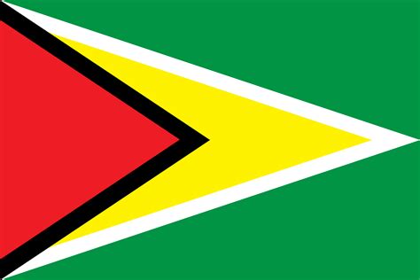 What Do the Colors and Symbols of the Flag of Guyana Mean? - WorldAtlas