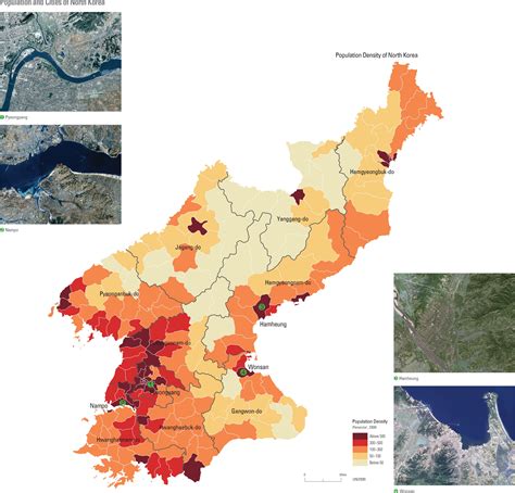 David Pierce Gossip: North Korea Population Density Map