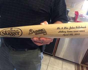 Sports Themed Weddings - Examples of Personalized Louisville Slugger ...