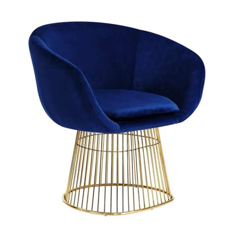 Royal Blue Lounge Chair - Glam Party Rentals