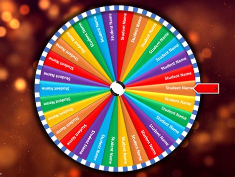 Random Spinning Name Selector (Wheel of Fortune) | Teaching Resources ...