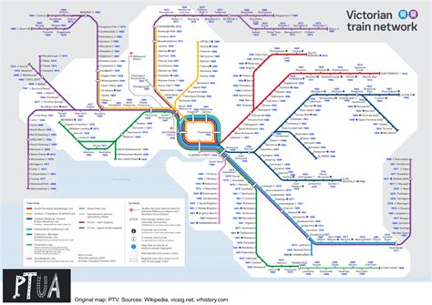 Train Station Map Melbourne - Map Of Stoney Lake