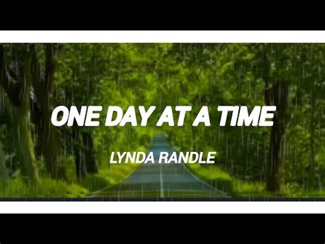 Lynda Randle | One day at a time lyrics - YouTube