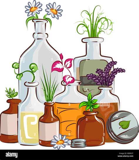 Cartoon herbal medicine Cut Out Stock Images & Pictures - Alamy