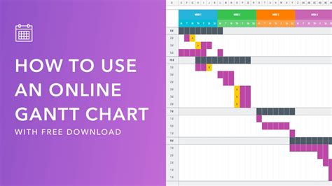 Adobe Illustrator Gantt Chart Template