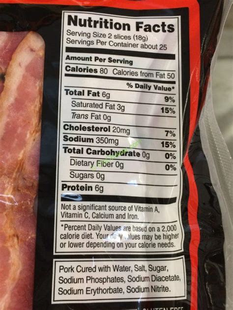 Costco Pre Cooked Bacon Nutrition | Besto Blog