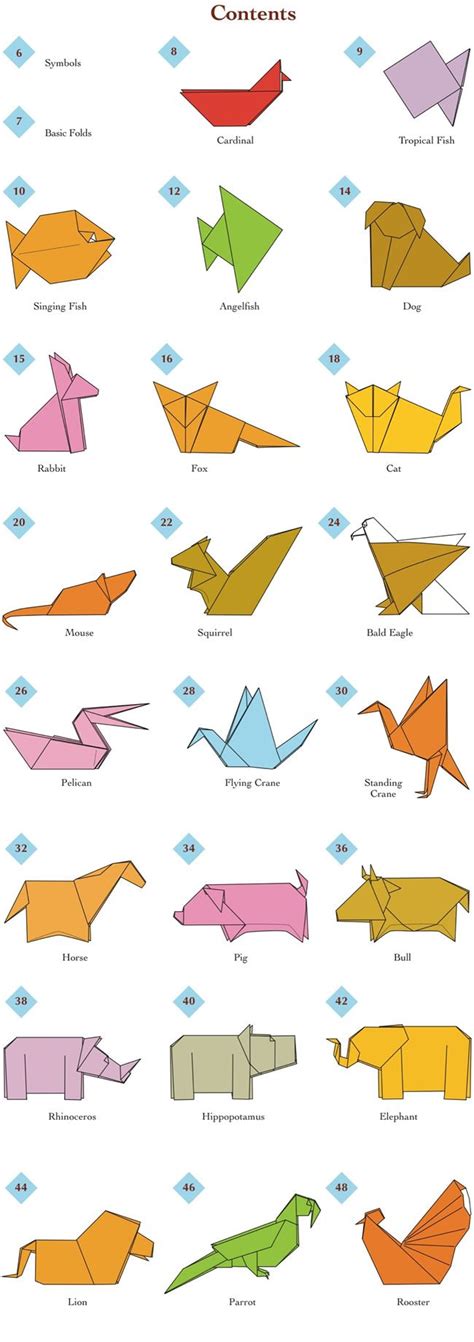 Welcome to Dover Publications | Easy origami animals, Origami easy ...