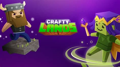 Download Crafty Lands MOD APK 3.1.0 (Unlocked Hero, Spear)