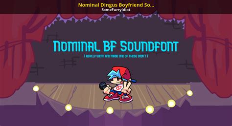 Nominal Dingus Boyfriend Soundfont [Friday Night Funkin'] [Modding Tools]