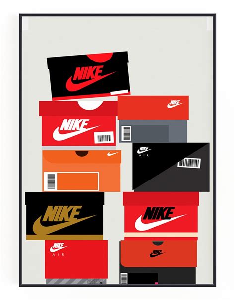 Nike Sneaker Boxes Wall Art – Hyped Art