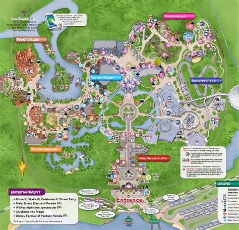 Best Printable Magic Kingdom Map | Butler Website