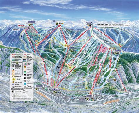 Vail Colorado Ski Map - secretmuseum