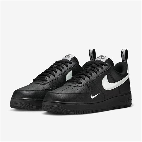 Nike Sportswear Air Force 1 ’07 LV8 UT - Black/Metallic Silver ...