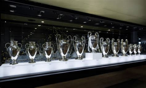 Real Madrid Display Their Champions League Trophies at Estadio Santiago ...