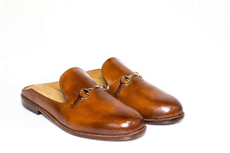 Mules | Tan Horsebit | Dress shoes men, Mules, Shoes