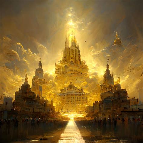 Golden City of Elros | Fantasy landscape, Fantasy city, Golden city