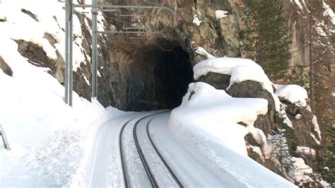 Trains Driver's View - Cab Ride Norway in Winter - 16 Tunnel - 2 ...