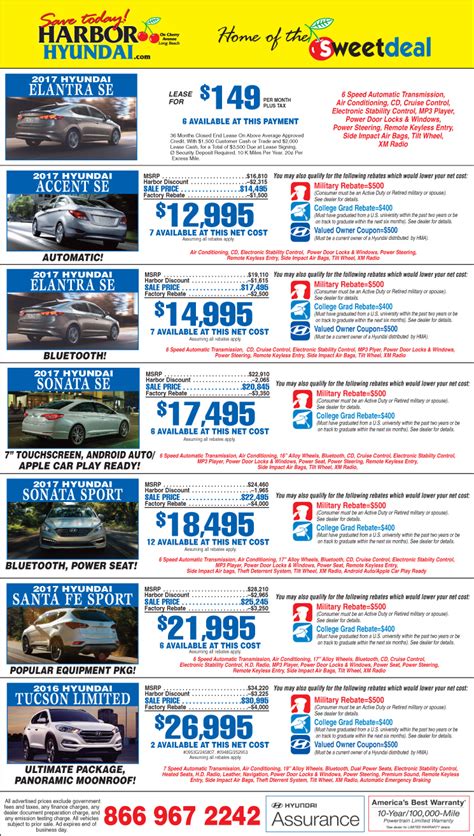 Harbor Hyundai Specials Long Beach | Hyundai Sale| Harbor Hyundai ...