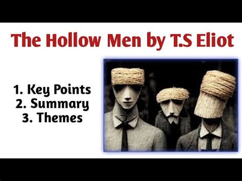 The Hollow Men Summary in Urdu/Hindi | The Hollow Men Themes and Key ...