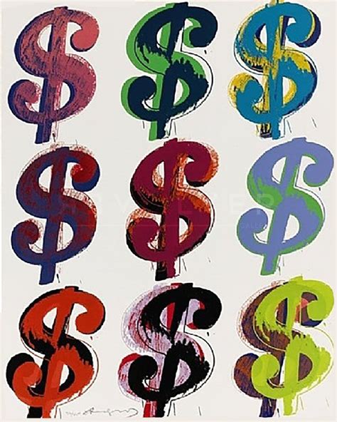 Dollar Sign (9) 285 | Andy warhol, Andy warhol art, Andy warhol pop art