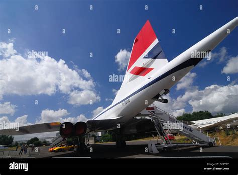 The Concorde at the Brooklands Museum in England Stock Photo - Alamy