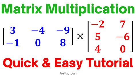 Multiplication Of 3*2 And 2*3 Matrix