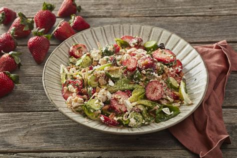 Strawberry and Feta Salad — Farm to Fork | Salad recipes, Fruit salad ...