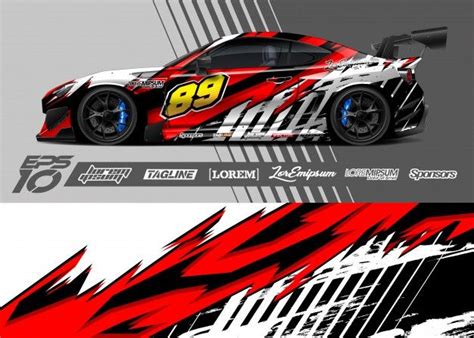 Premium Vector | Abstract car wrap designs Sedan Cars, Hatchback Cars ...