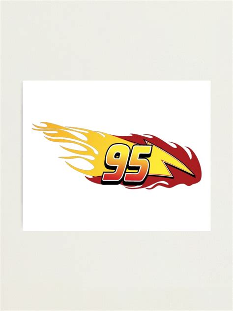 Printable Lightning Mcqueen 95 Logo