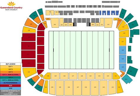 Suncorp Stadium Seating Layout