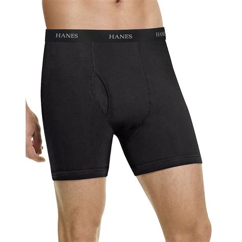 Hanes - Men's Tagless Ultimate Long Leg Boxer Briefs with Comfort Flex ...