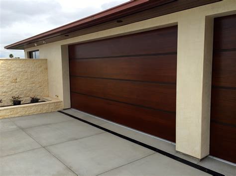 Contemporary Double Garage Doors — Randolph Indoor and Outdoor Design