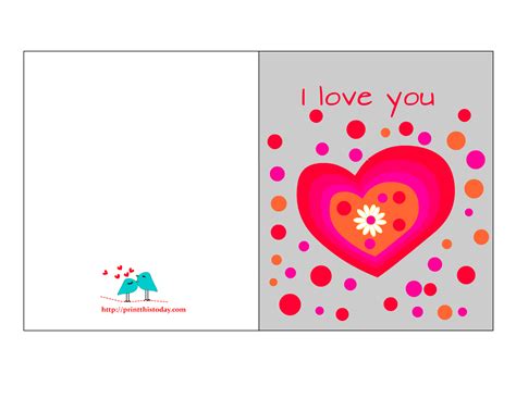 Free Printable Love Cards