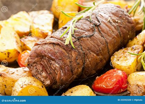 Beef roulade stock photo. Image of herbs, austrian, roasted - 25592320