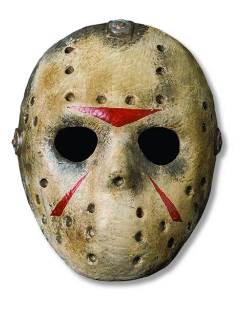 Jason Voorhees Costume Adult Mens Deluxe Hockey Mask Halloween Friday ...