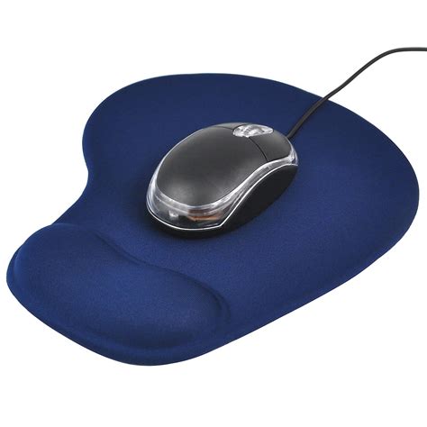 Comfort Wrist Gel Rest Support Mat Mouse Mice Pad Dark Blue. This ...