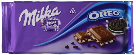 Milka Oreo Alpine Milk Chocolate, 3.5 oz Bar-Pack of 3- Buy Online in ...