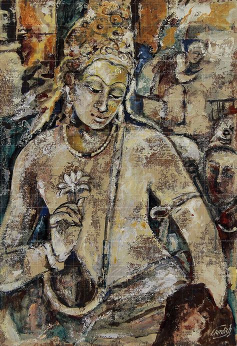 Ajanta Cave Painting Buddha – Gautama Buddha ORIGNAL PAINTINGS