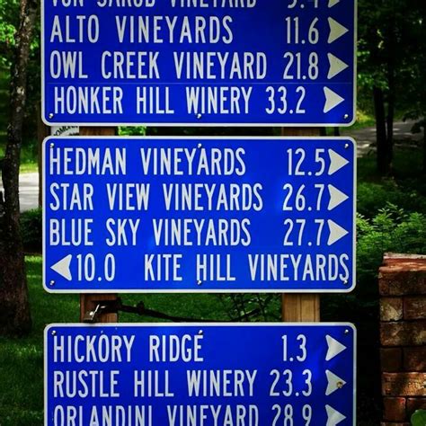 Shawnee Hills Wine Trail Map