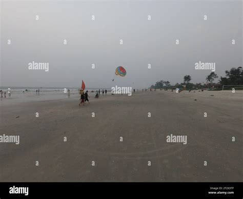 Sports activities on Varca beach in the indian state of Goa Stock Photo ...