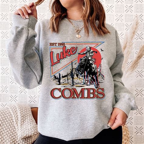 Vintage Luke Combs 1990 Merch Luke Combs Tour 2023 Unisex - Etsy