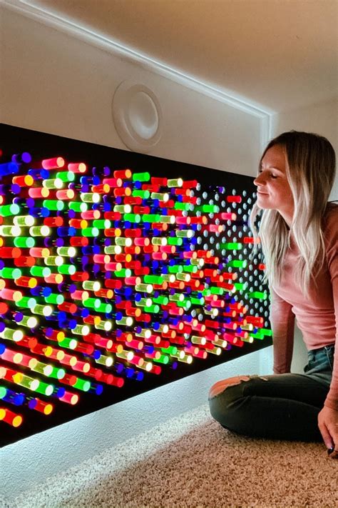 Giant DIY Lite Brite That Anyone Can Make - Angela Rose Home | Loft ...