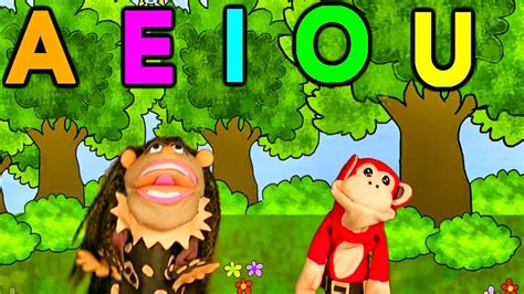 La Canción de las Vocales | A E I O U | El Mono Sílabo | Educación ...