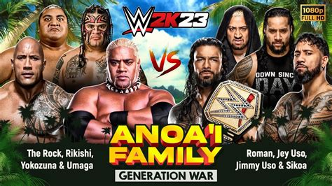 The Anoa'i Family Generation War | The Rock, Rikishi, Yokozuna & Umaga ...