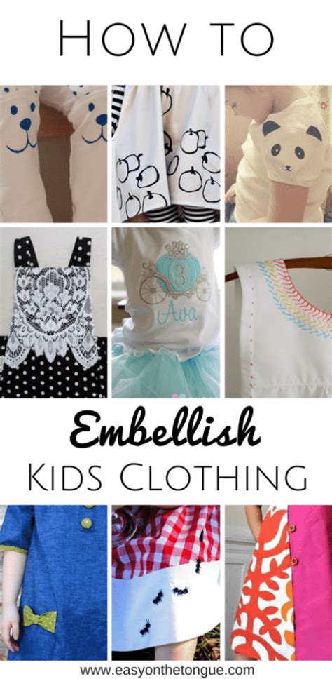 Perfect examples of how to embellish Kids clothing in 2020 | Kids ...